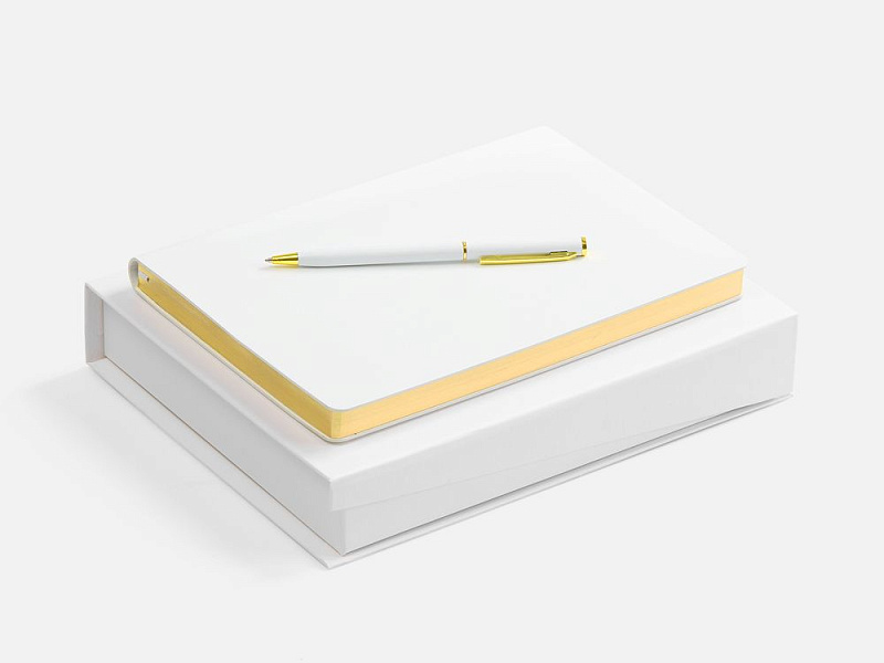 Набор Nebraska Flex, белый с золотистым