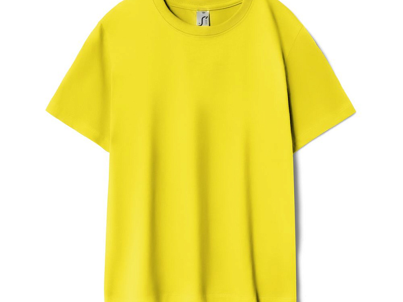 Футболка детская Regent Kids 150, желтая (лимонная)