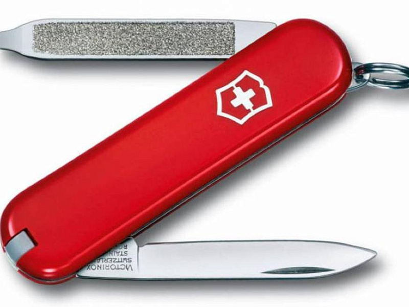 Нож-брелок Escort 58, красный