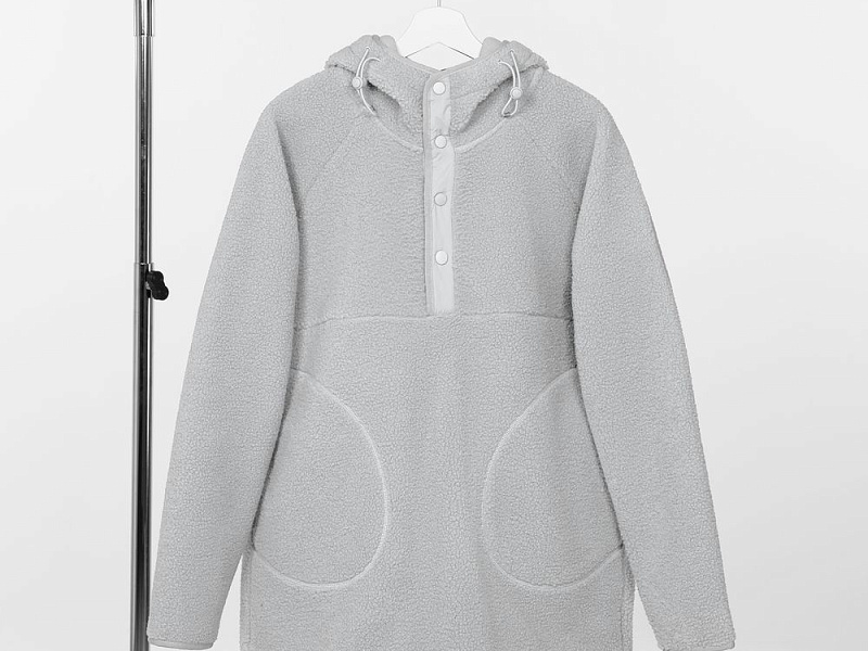 Анорак унисекс Oblako, светло-серый