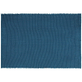 Плед Fringy, синий с голубым