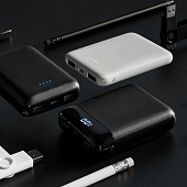 Внешний аккумулятор Uniscend Full Feel 10000 мАч с индикатором, белый