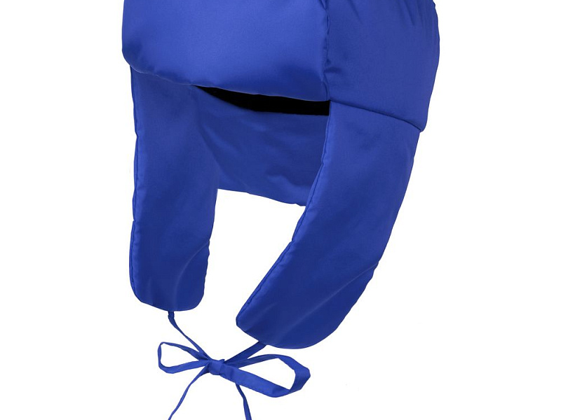 Шапка-ушанка Shelter, ярко-синяя