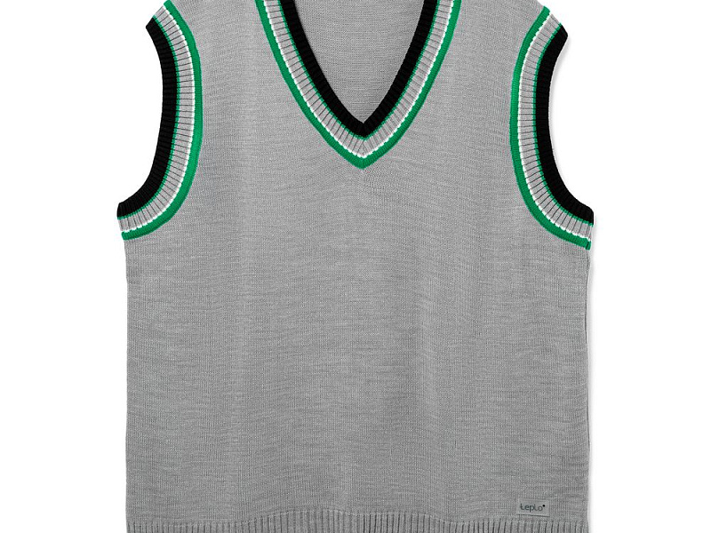 Жилет оверсайз унисекс Cornell в сумке, светло-серый