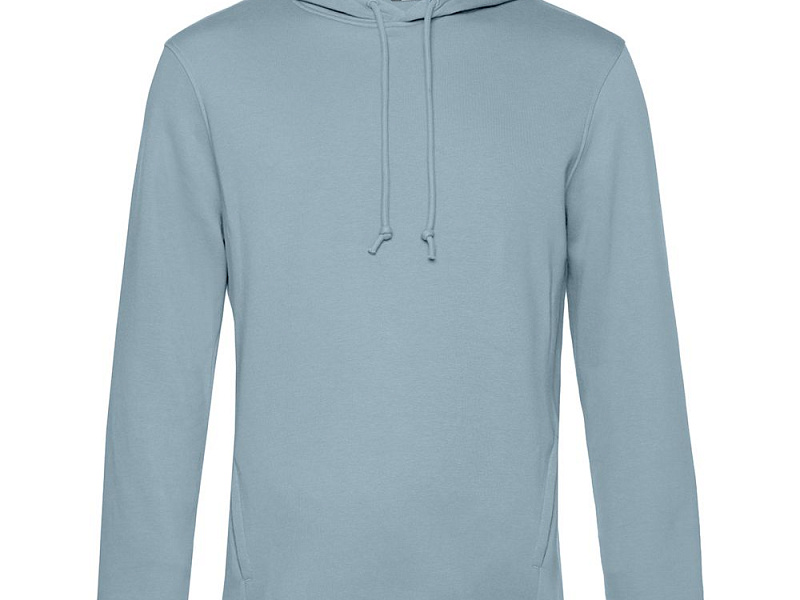 Толстовка с капюшоном унисекс BNC Inspire (Organic), серо-голубая