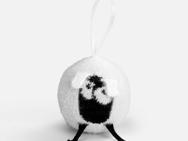 Вязаный шарик Sheeply, белый