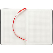Блокнот Verso в клетку, красный