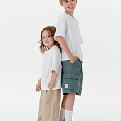 Футболка детская оверсайз Teezer, белая