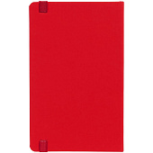 Блокнот Shall, в линейку, красный
