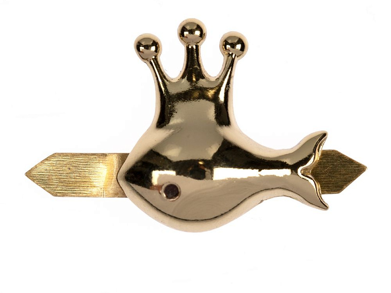 Шильдик «Золотая рыбка», золотистый