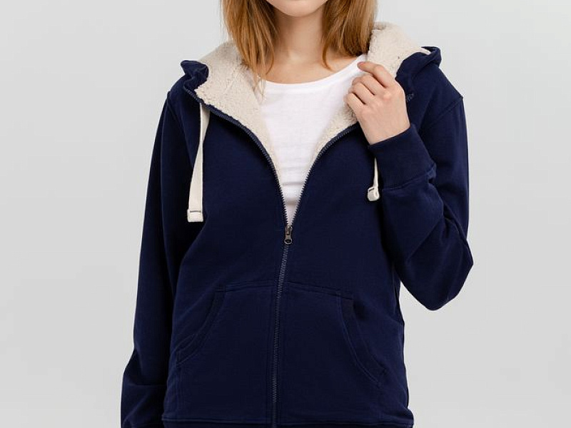 Толстовка на молнии Kulonga Sherpa, темно-синяя