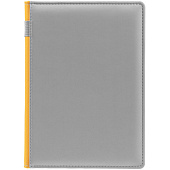 Ежедневник Spain Shall на заказ, недатированный, серый с желтым