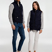 Жилет с подогревом Thermalli Zermatt, темно-синий