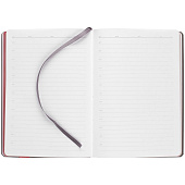 Ежедневник Rubikon на заказ, недатированный серо-красный