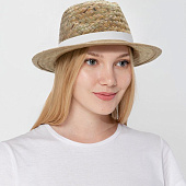 Шляпа Daydream, бежевая с белой лентой