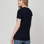 Футболка женская T-bolka Lady, темно-синяя