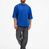 Футболка унисекс оверсайз T1, синяя