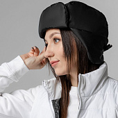 Шапка-ушанка Shelter, черная