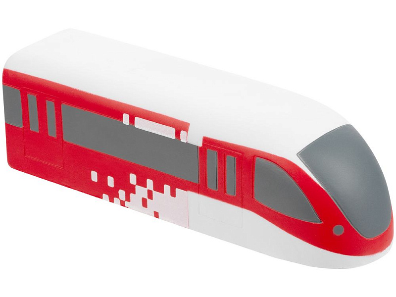 Антистресс «Поезд», белый с красным