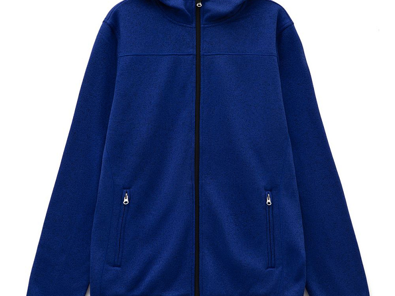 Куртка с капюшоном унисекс Gotland, синяя