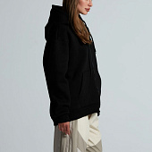 Толстовка унисекс оверсайз Zippy, черная