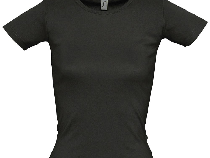 Футболка женская с круглым вырезом Lady 220 черная