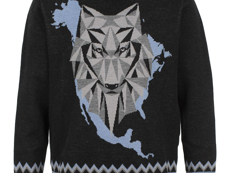 Джемпер Totem Wolf, черный