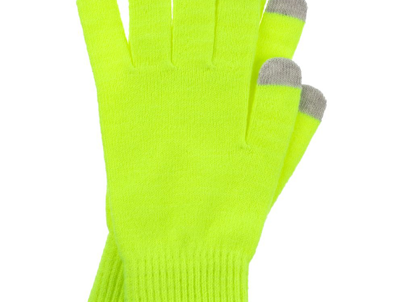Перчатки сенсорные Urban Flow, салатовые неон