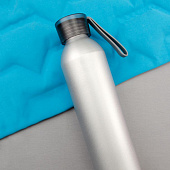 Спортивная бутылка для воды Rio, серебристая
