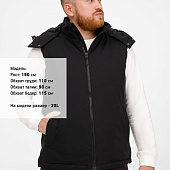 Жилет унисекс Sfera, черный