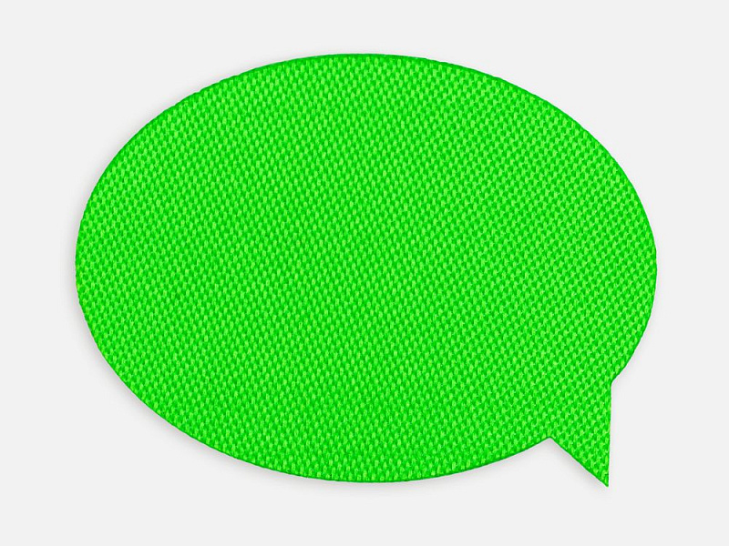Наклейка тканевая Lunga Bubble, M, зеленый неон