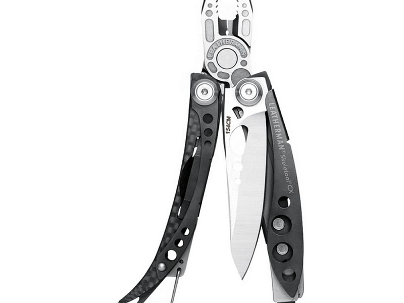 Мультитул Skeletool CX, стальной с черным