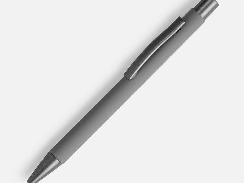 Ручка шариковая Atento Soft Touch, серая
