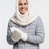 Варежки Flocky, молочно-белые