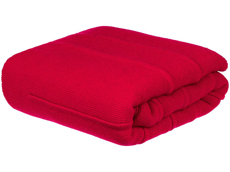 Плед Nessona Alpaca, красный (гвоздика)