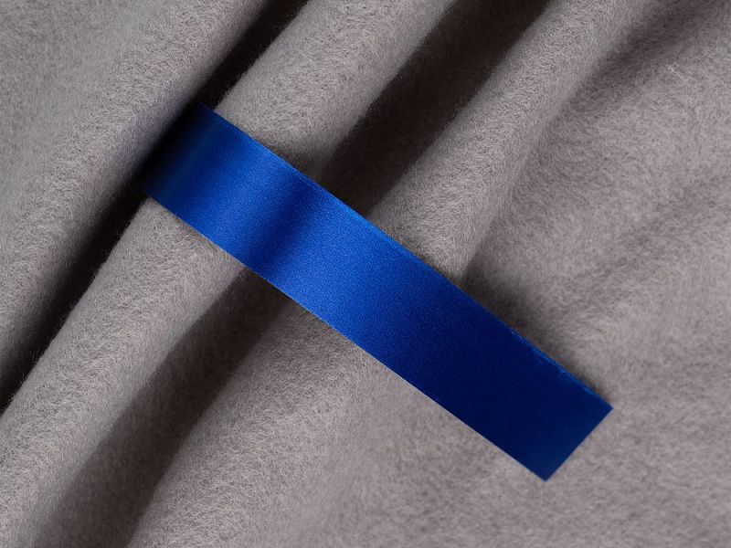 Лента сатиновая Satin 20 XXL, синяя, 250 см