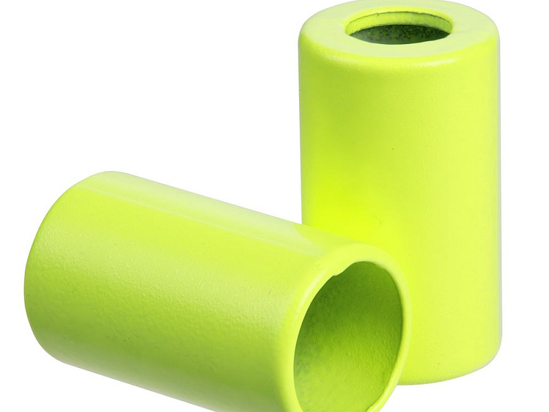 Пара наконечников для шнурка Tizzle, желтый неон