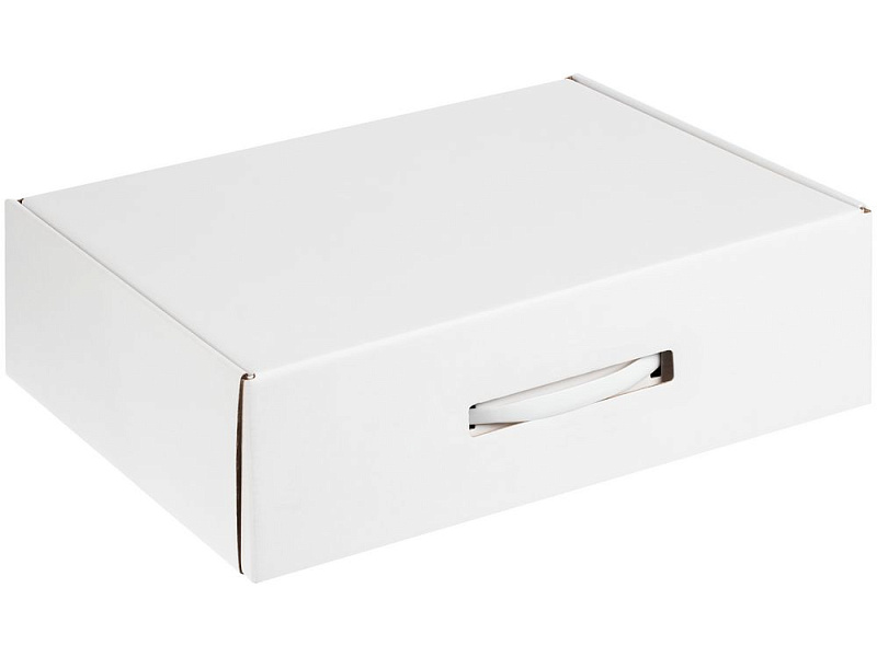 Коробка самосборная Light Case, белая, с белой ручкой