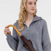 Зонт-трость Classic, коричневый