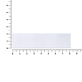 Лейбл тканевый Epsilon, S, белый