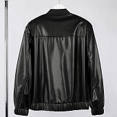 Бомбер из искусственной кожи Univer, черный