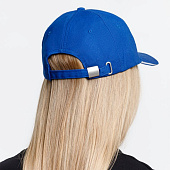 Бейсболка Buffalo, ярко-синяя с белым