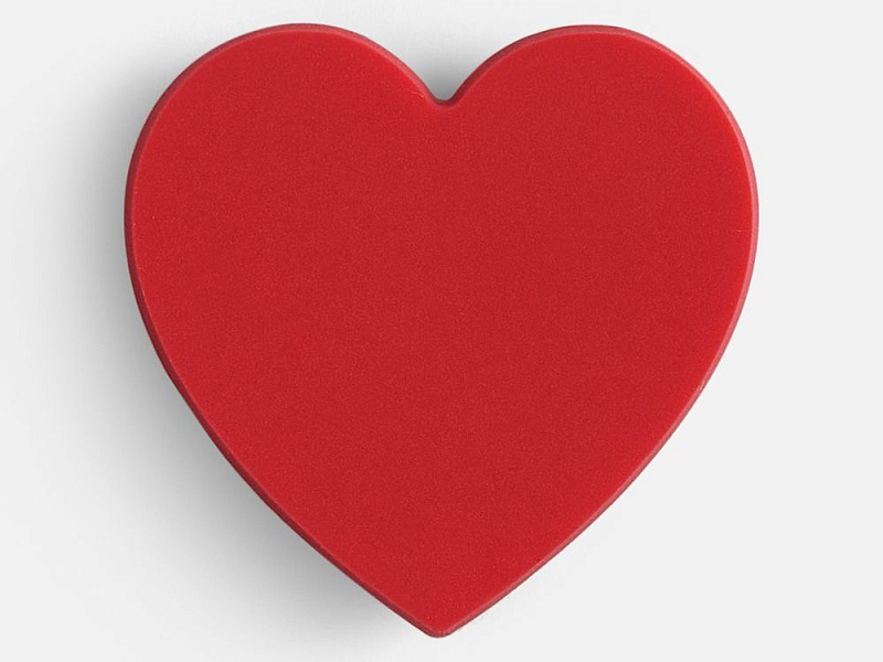 Джибитс из ПВХ «Сердце», красный