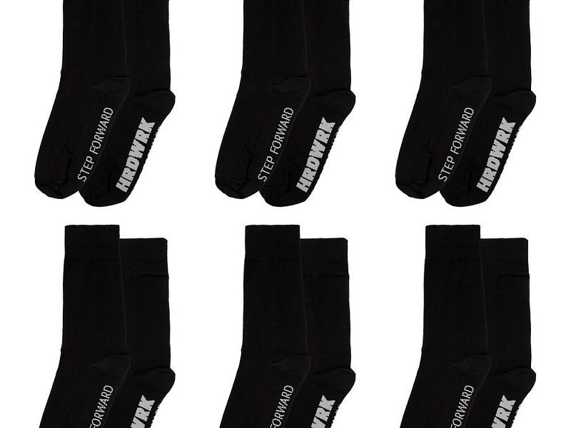 Носки Hard Work Black, ver 2.