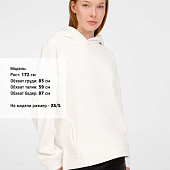 Худи оверсайз унисекс Tolla, молочное