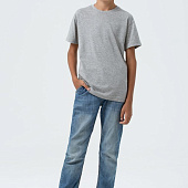 Футболка детская Regent Fit Kids, серый меланж