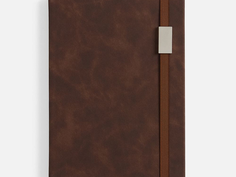 Ежедневник Urban Metal, недатированный, коричневый