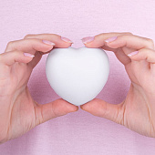 Антистресс «Сердце», белый