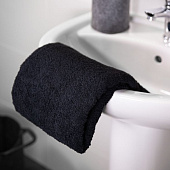 Полотенце Odelle, большое, черное