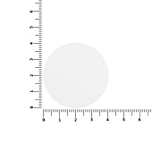 Наклейка тканевая Lunga Round, M, белая